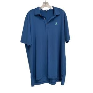 Peter Millar Summer Comfort Blue Stripped Polo Size L